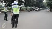 Aturan ganjil genap Jakarta berlaku di awal pekan hari ini, Senin (3/3/2025). (Liputan6.com/Yoppy Renato)