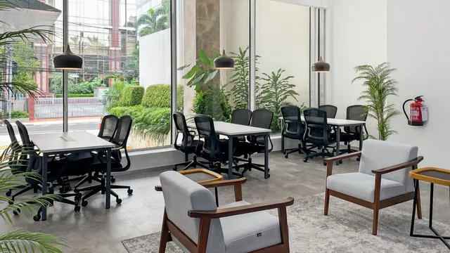 Ilustrasi ruang kerja kantor. (Istimewa)