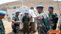 Citizen6, Lebanon: Pada kesempatan ini Wadansatgas mengingatkan kepada personel yang sedang bertugas supaya tidak lengah. Selain itu faktor kebersihan di dalam maupun disekitar pos menjadi penekanan pada inspeksi kali ini. (Pengirim: Badarudin Bakri) 
