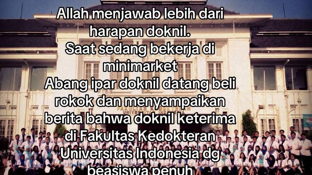 Perjuangan Hidup Anak Gadis Tukang Bangunan Hidup Melarat Sampai Pernah Kelaparan, Kini Sukses Jadi Dokter