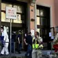 Rumah panti jompo di Italia ini dilaporkan menampung 167 orang ketika kebakaran terjadi (AFP/Gabriel Bouys)