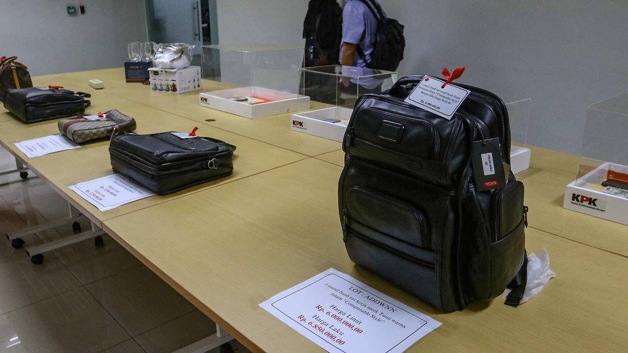 KPK Lelang Barang Rampasan Korupsi