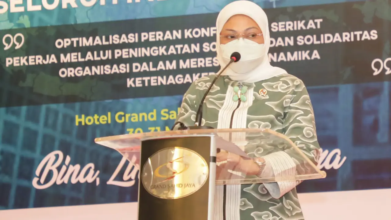 Menaker Apresiasi KSPSI Konsisten Bersinergi dengan Pemerintah
