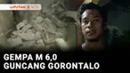 Gempa bumi berkekuatan 6,0 magnitudo mengguncang Gorontalo, Sabtu malam. Kuatnya guncangan merusak bangunan sekolah dan sempat membuat warga panik.