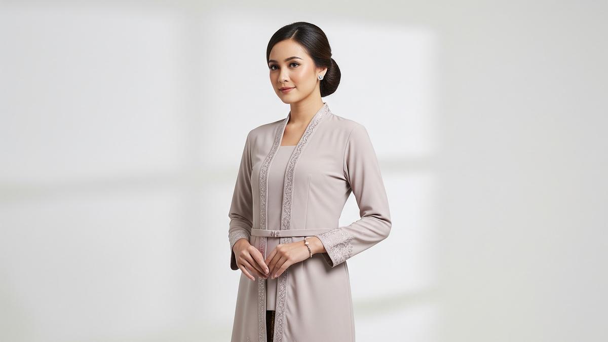 7 Model Kebaya Polos Tunik 2026, Perpaduan Tradisional dan Gaya Kekinian