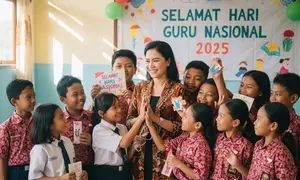 Hari Guru Nasional 2025. (Foto: AI)