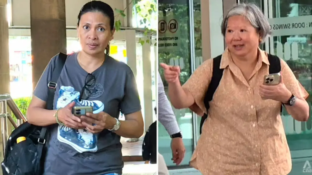 Pido Erlinda Ocampo (kiri) and Soh Oi Bek (kanan)