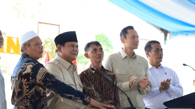 Daftar BUMN Penggarap 5 Bendungan yang Diresmikan Prabowo