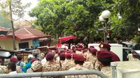 Kader Padati HUT Ke-9 Partai Gerindra Dengarkan Pidato Prabowo