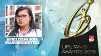 Aprillyani Sofa Marwaningtyaz Profil dan peraih penghargaan LIA 2015