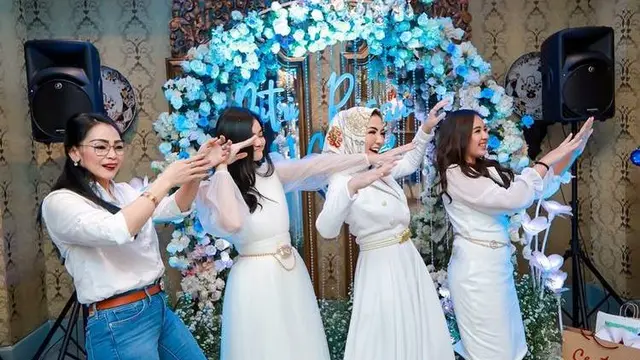 Bertemu Mantan Istri Suami, Ini 7 Momen Ulang Tahun Anak Sambung Bella Shofie