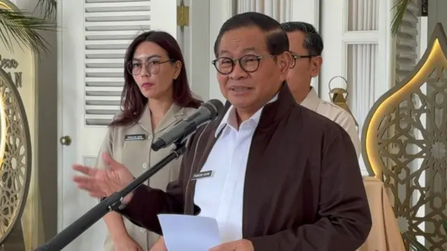 Gubernur DKI Jakarta Pramono Anung saat dijumpai di Balai Kota, Jakarta, Selasa (31/3/2026).