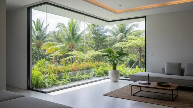 8 Model Rumah dengan Jendela Besar di Ruang Tamu, Estetika Modern dan Fungsional