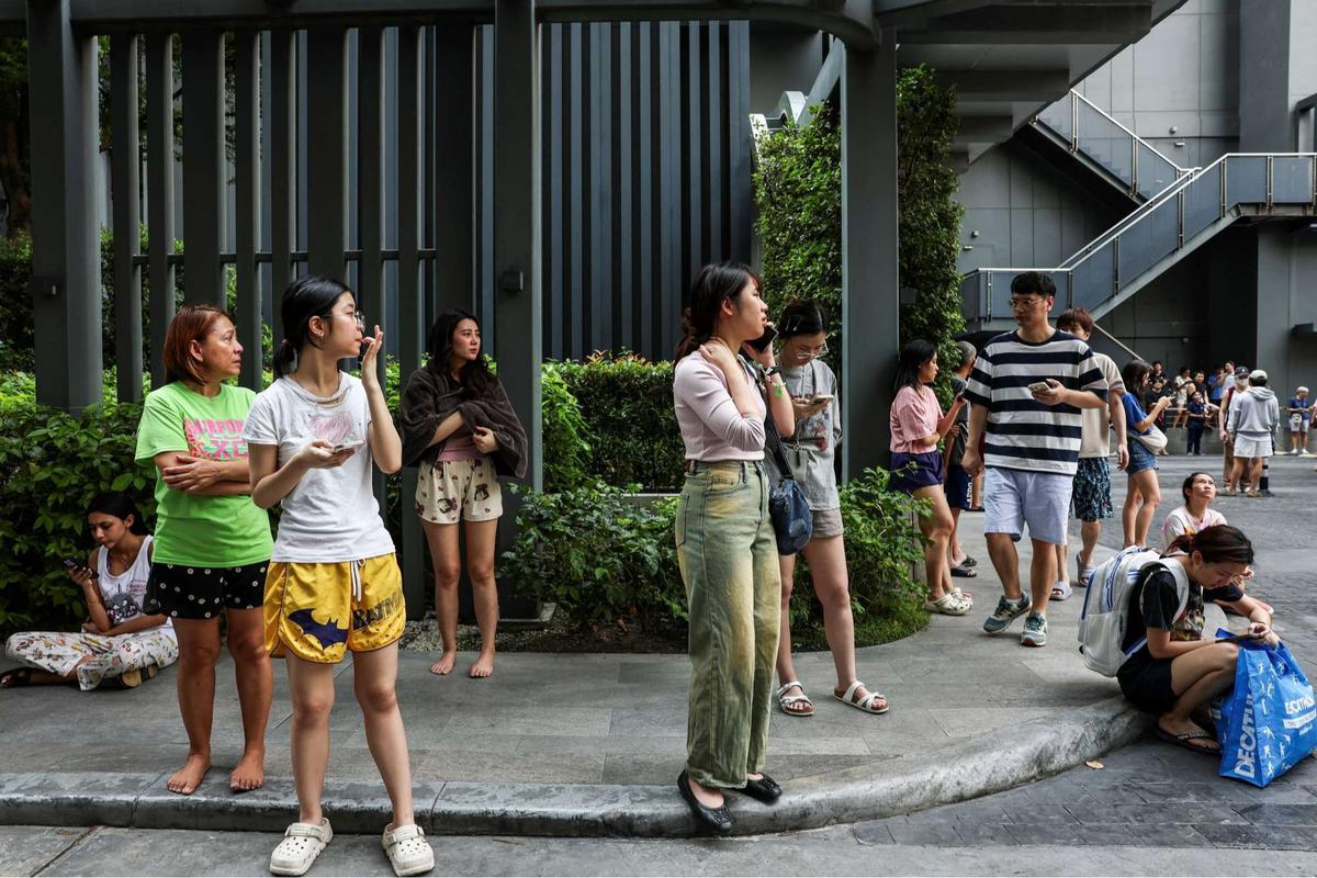 Kepanikan Warga Bangkok saat Gempa Dahsyat Myanmar Terasa Kuat Sampai Thailand