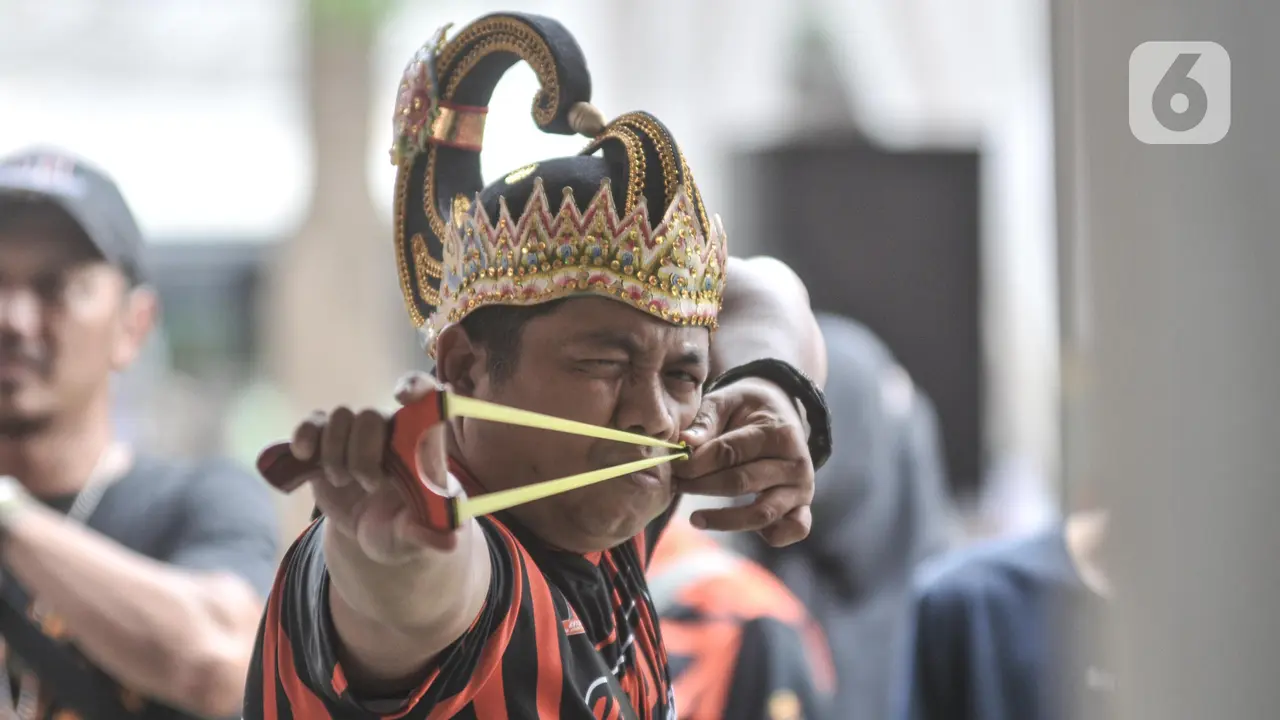 Aksi Lomba Katapel Meriahkan Gebyar Budaya Nganten Temat
