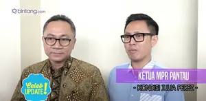 Ketua MPR dan Eko Patrio datang menjenguk Julia Perez.