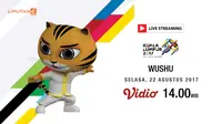 banner livestreaming Wushu sea games 2017 (Liputan6.com/Trie yas)