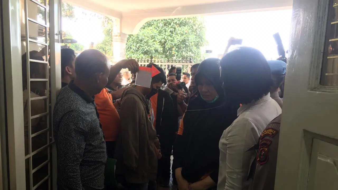 Rekonstruksi pembunuhan Hakim PN Medan
