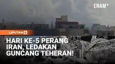 Ledakan kembali mengguncang Teheran pada Rabu dini hari ketika perang antara Iran melawan Amerika Serikat dan Israel memasuki hari kelima.