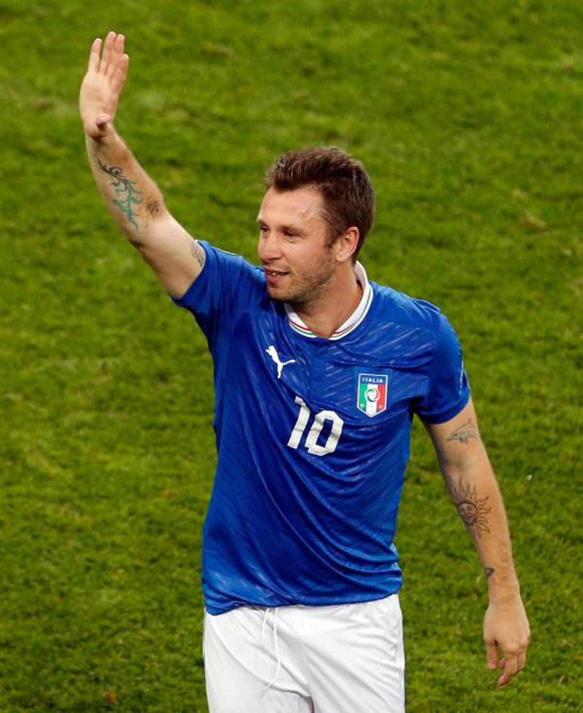 Bintang sepak bola bertato di Euro 2012