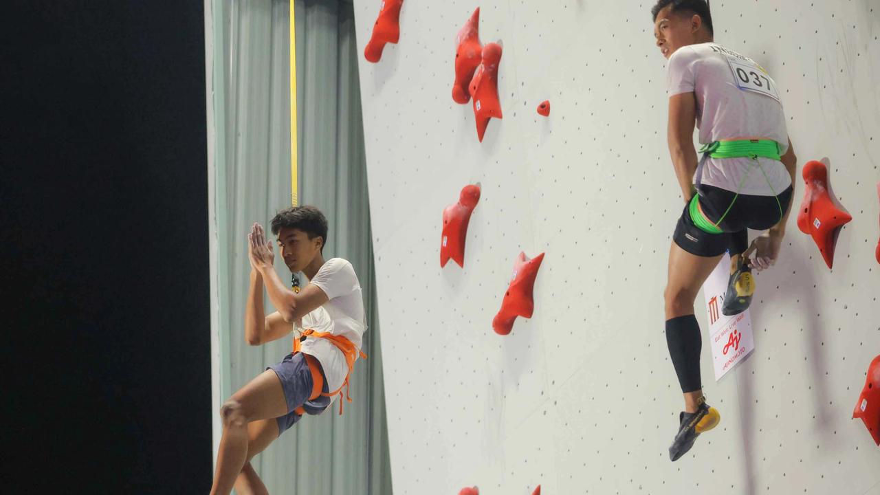 FOTO: Indonesia Borong Emas Speed Panjat Tebing di SEA Games 2025