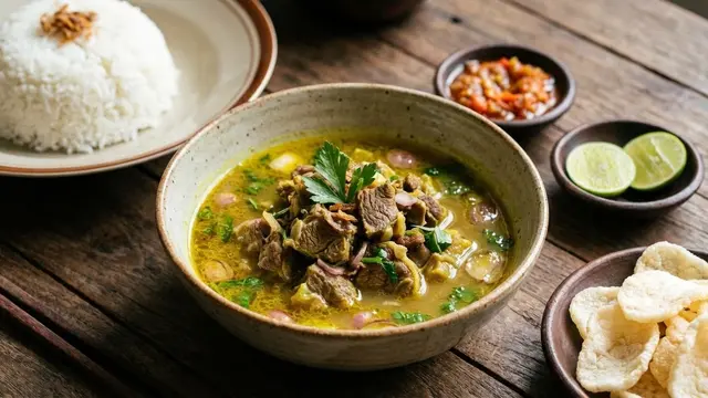 Ilustrasi Soto Kambing, Variasi Menu Soto/Gemini AI