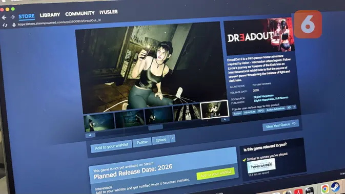 <p>Dreadout 3 Resmi Diumumkan, Game Horor Asli Indonesia Ini Siap Bikin Gamer Merinding di 2026! (Liputan6.com/ Yuslianson)</p>