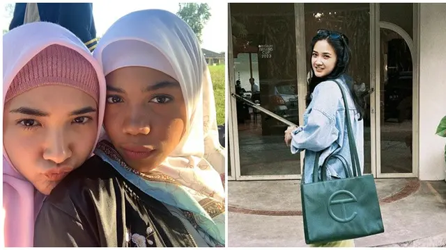 6 Potret Nadya Arina Pakai Hijab Vs Rambut Digerai, Bintangi 'Pantaskah Aku Berhijab'