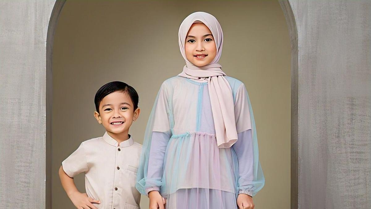 5 Potret Model Baju Gamis Anak Perempuan Umur 12 Tahun, Cantik dan Lucu