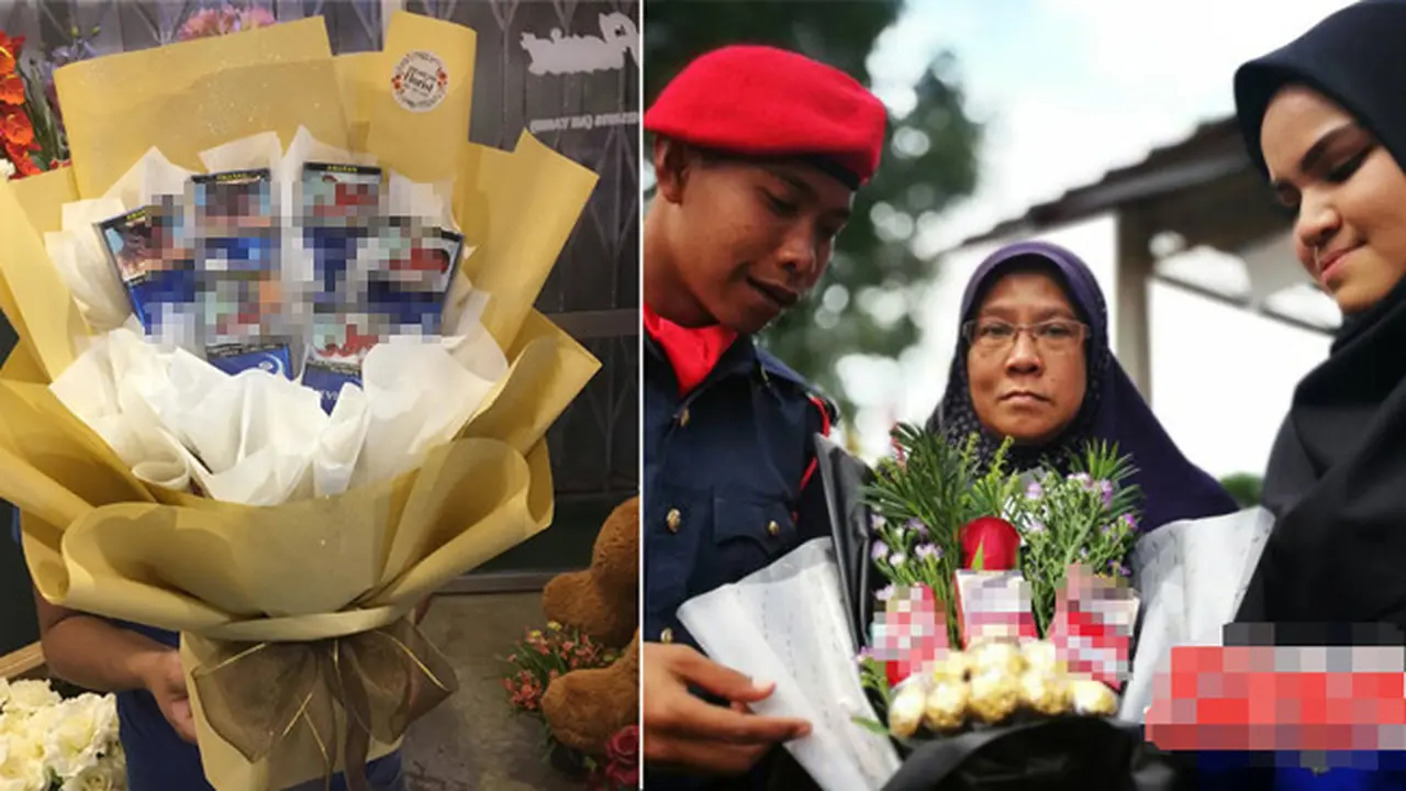 Alasan Menyentuh Gadis yang Beri Buket Bunga Saat Wisuda Pacarnya