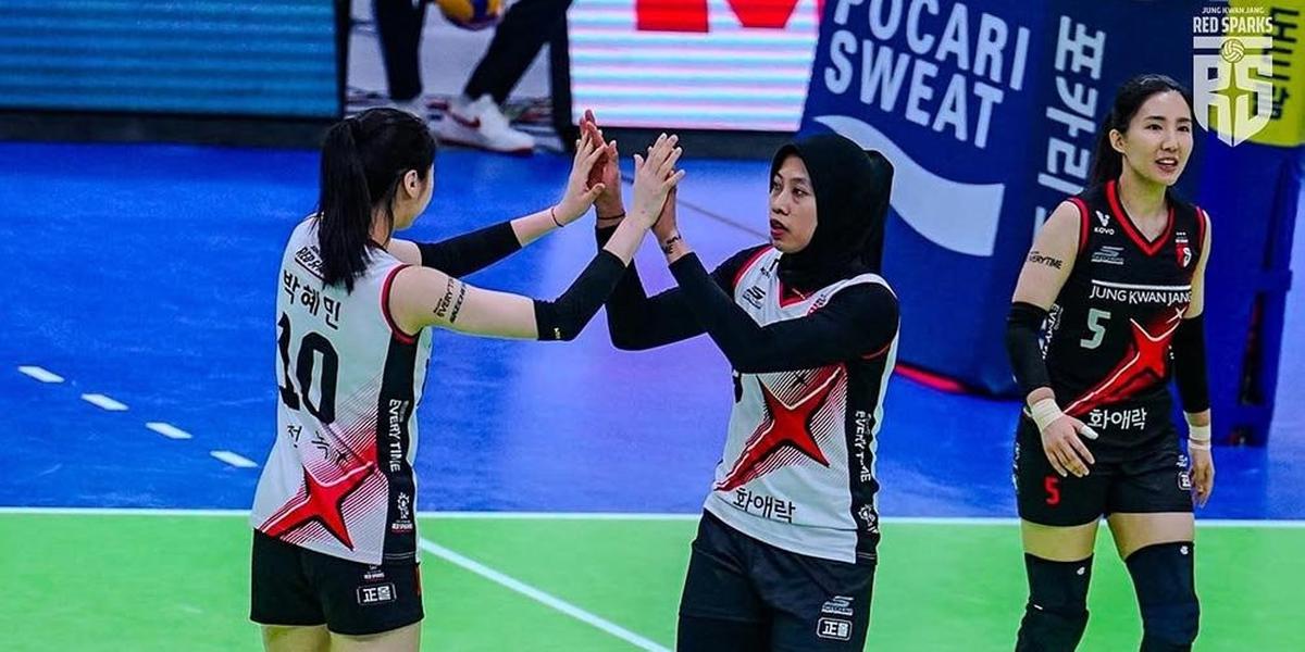Hasil Korean V League 2024/2025: Megawati Diparkir di Set 4, Red Sparks Digebuk GS Caltex