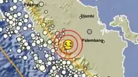 Gempa Magnitudo 5,2 Guncang Lubuklinggau Sumsel