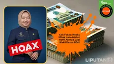 Cek Fakta: Hoaks Mbak Lala Asisten Raffi Ahmad Jadi Wakil Kepala BGN