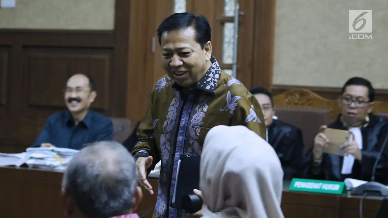 Setya Novanto dan Istri Jadi Saksi di Sidang Fredrich Yunadi