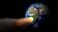Ilustrasi asteroid. (Gambar oleh MasterTux dari Pixabay)