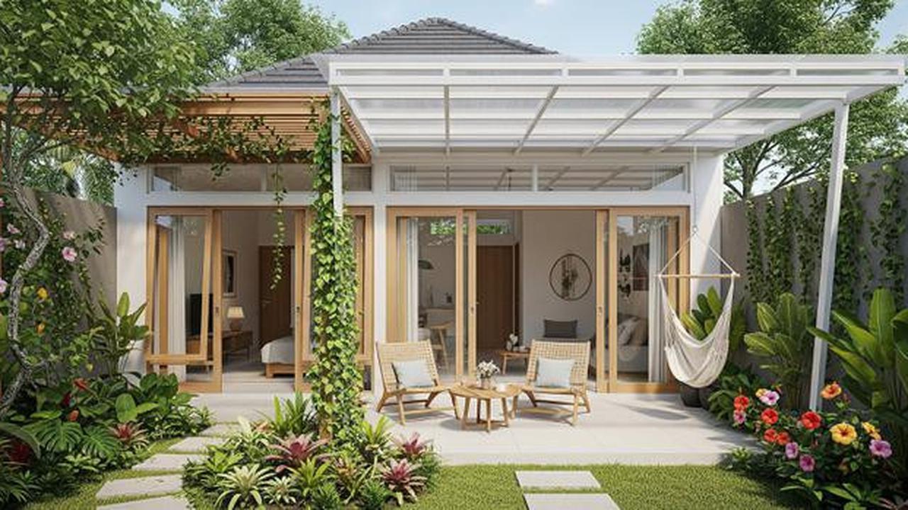 7 Model Rumah Mungil Tapi Punya Kebun dan Teras Belakang yang Lega di 2025