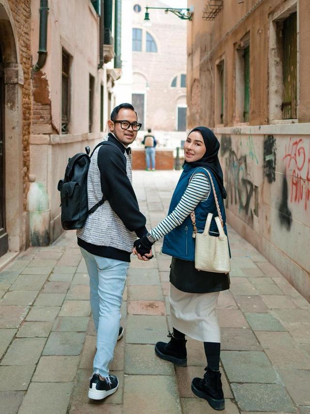 Shandy Purnamasari dan Gilang Widhia Pramana. (Foto: Dok. Instagram @shandypurnamasari)