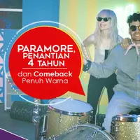 Menyimak comeback dari band Paramore setelah penantian selama 4 tahun. (Foto: Twitter/paramore, Desain: Nurman Abdul Hakim/Bintang.com)