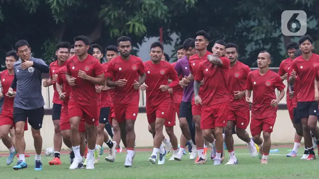 Timnas Indonesia Gelar Sesi Latihan Perdana