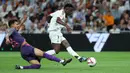 Kemenangan ini menjaga tren positif Real Madrid di Liga Spanyol 2024/2025. Saat ini, El Real berada di peringkat kedua klasemen sementara dengan 14 poin dari 6 laga. (Thomas COEX/AFP)