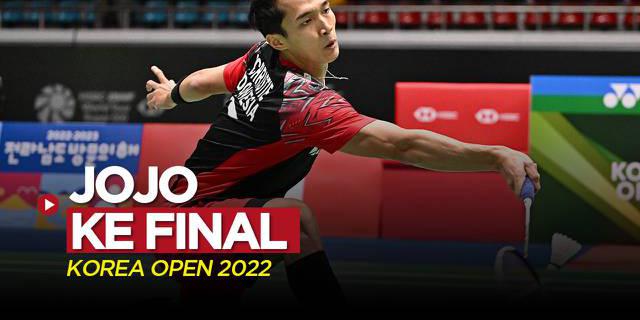 VIDEO: Jonatan Christie Melaju ke Final Korea Open 2022