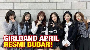 Kabar terbaru datang dari girlband asal Korea Selatan, April. Pihak agensi mengumumkan grup wanita ini resmi bubar. Para anggotanya kini menjalani karier masing-masing.