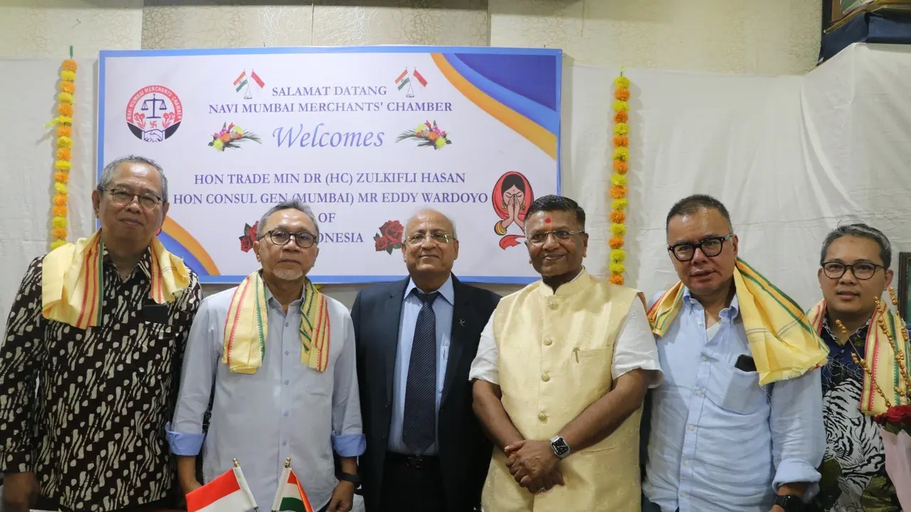 Mendag Zulkifli Hasan mengunjungi Agricultural Products and Livestock Market Committee (APMC) Market di Navi, Mumbai, India.