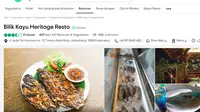 Bilik Kayu Heritage, sebuah restoran yang berlokasi di Umbulharjo, Yogyakarta, mendadak viral, usai kasus penganiayaan yang dilakukan Mario Dandy. (Liputan6.com/ Dok. TripAdvisor)