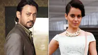 Kangana Ranut akan berpasangan dengan Irrfan Khan dalam film besutan sutradara Sai Kabir berjudul Divine Lovers.