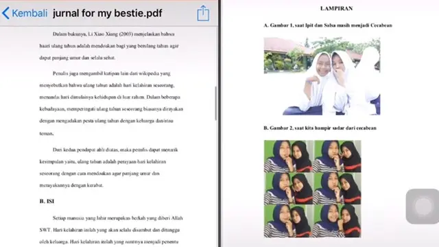 Antimainstream, Wanita Ini Dapat Kado Ulang Tahun Berupa Jurnal dari Sahabatnya