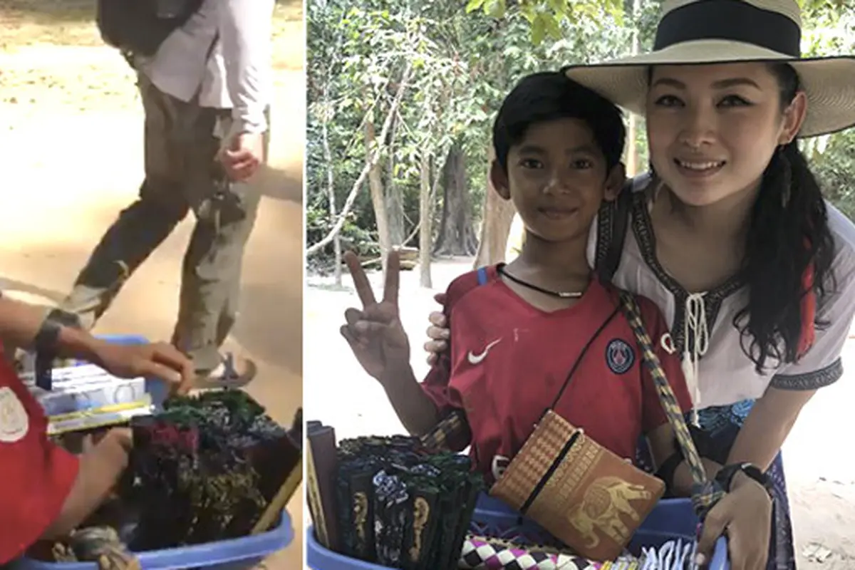 kisah bocah penjual souvenir bisa 10 bahasa (foto: Facebook Venus Gwc)