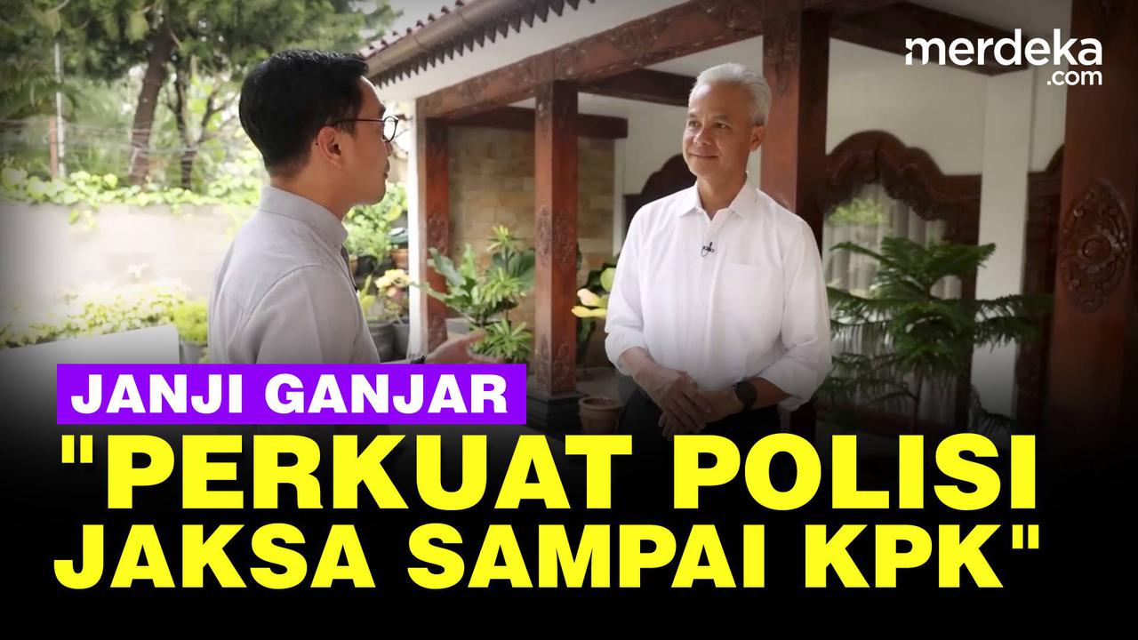 VIDEO: Janji Capres Ganjar ke Polisi Hingga KPK Jika Menang Pilpres 2024