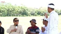 Presiden Prabowo saat menghadiri panen raya padi nasional di Kabupaten Majalengka, Jawa Barat, pada Senin (7/5/2025)