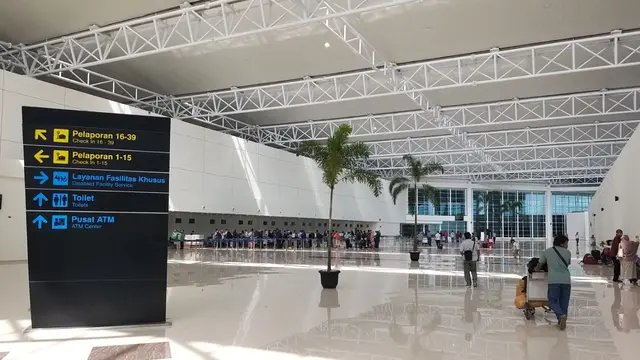 Terminal baru Bandara Internasional Syamsudin Noor Banjarmasin